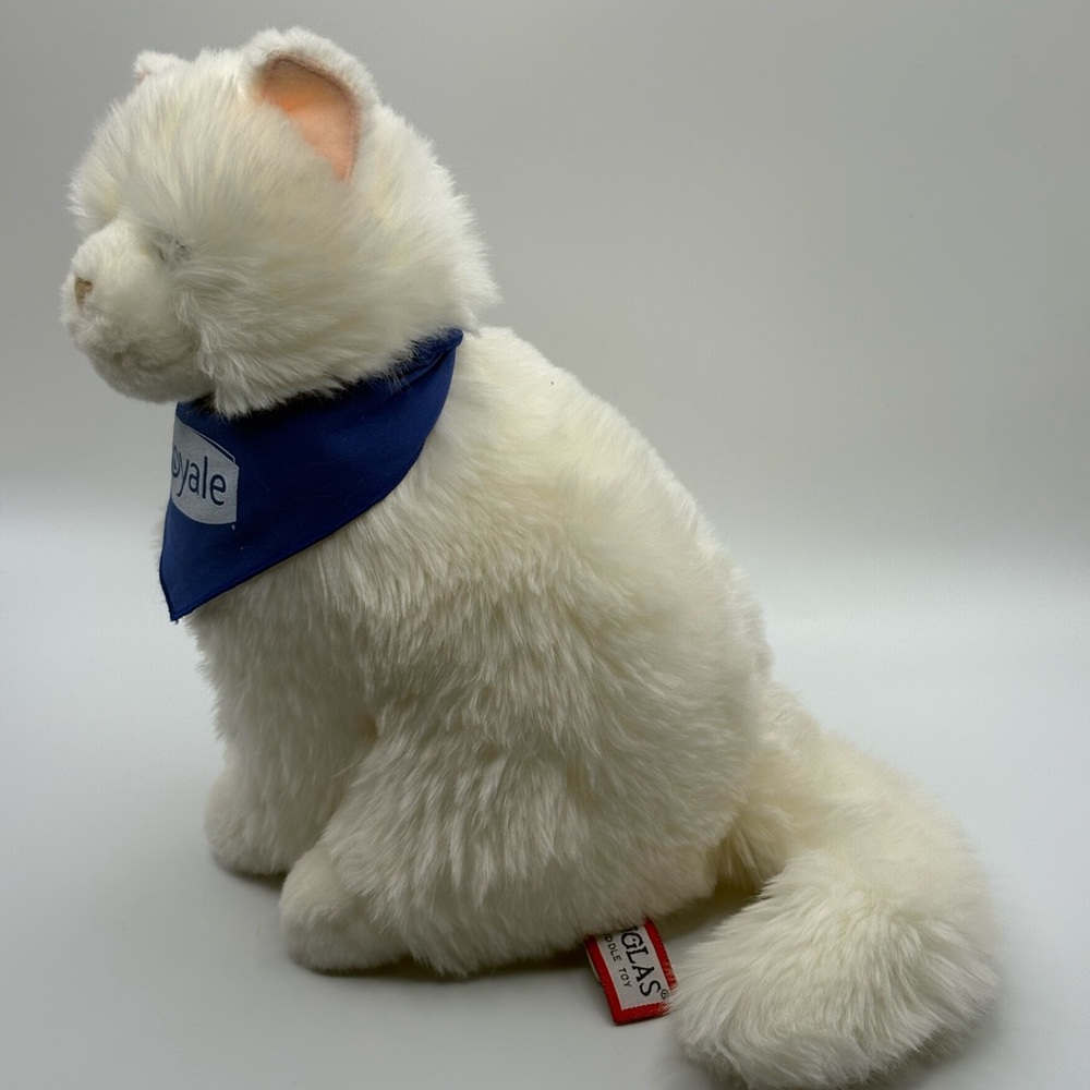 2016 Douglas Cuddle Toy Sitting White Cat 10” Soft Persian Plush Stuffed #2805 - Picture 3 of 16
